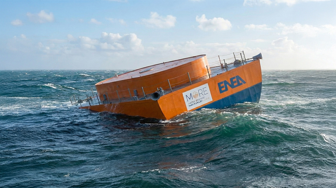 scafo prototipo PeWEC 